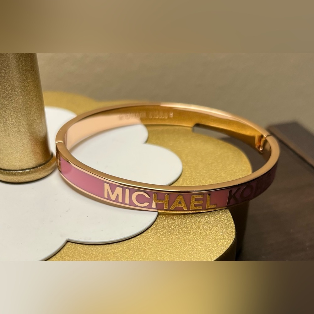 Michael Kors Pink and Gold Bracelet